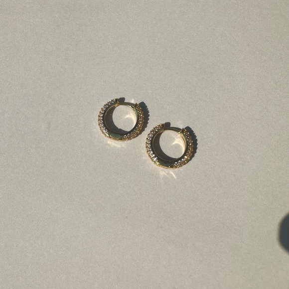 aspen gold hoops | 14k gold filled - Picture 1 of 3